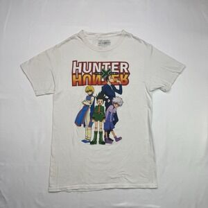 Hunter x Hunter Anime Graphic T-Shirt Size Small Gon Killua Kurapika Leorio Y2K